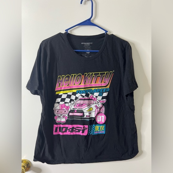 Hello Kitty Tops - Hello Kitty Tokyo speed crop top